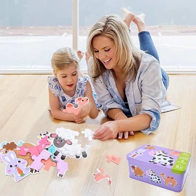 Puzzle Montessori - BabyPuzzle™ - Bétail - LE MIROIRE